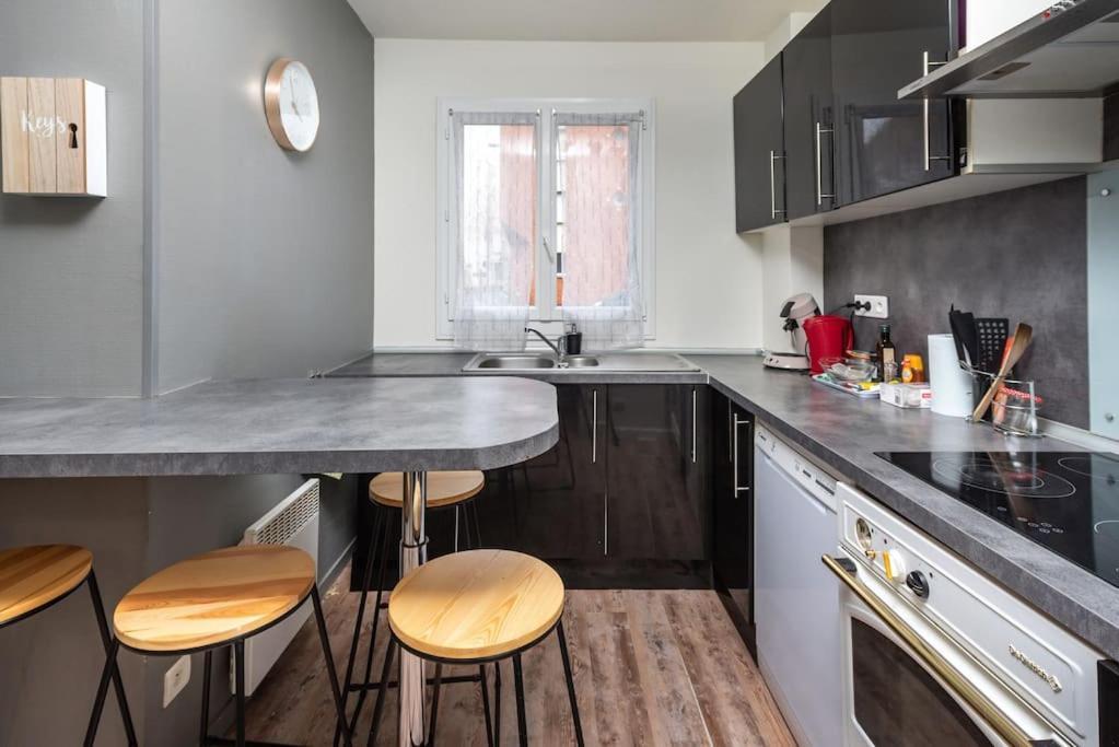 아미앵 Duplex Cosy Et Contemporain Avec Parking Prive 아파트 외부 사진
